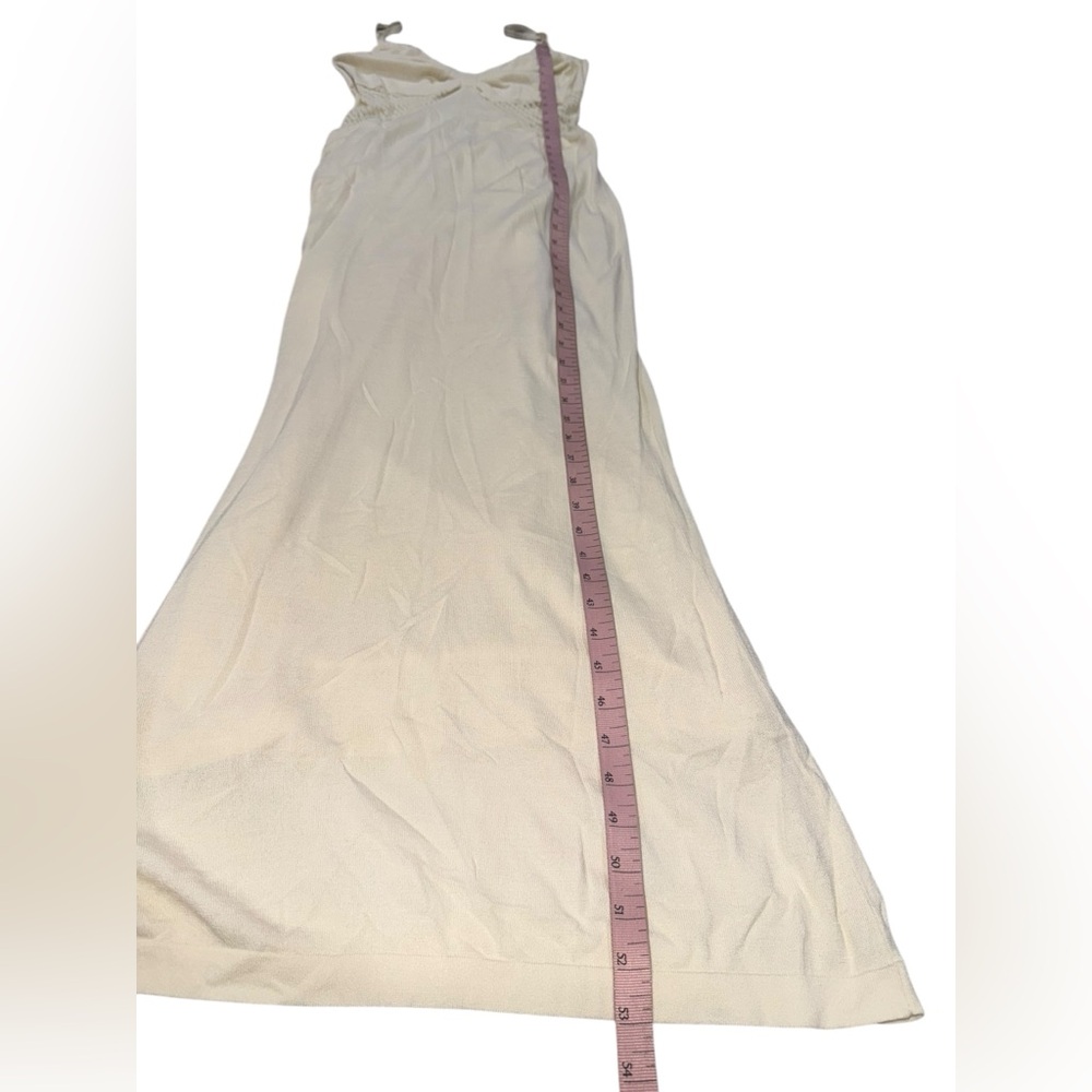VENUS Cream Maxi Slip Dress - Picture 5 of 6